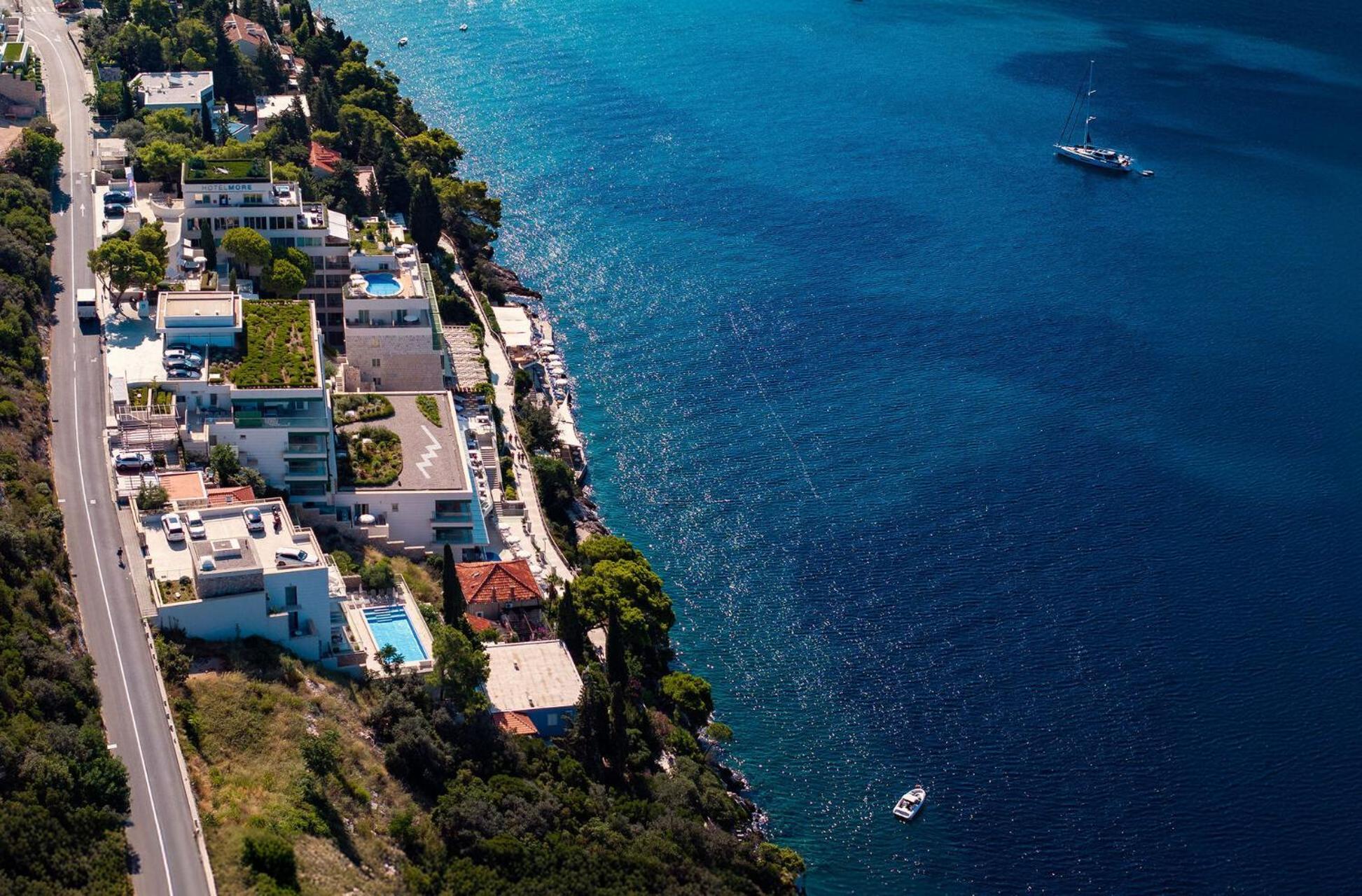 Hotel More (Adults Only) Dubrovnik Ngoại thất bức ảnh Aerial view of the village